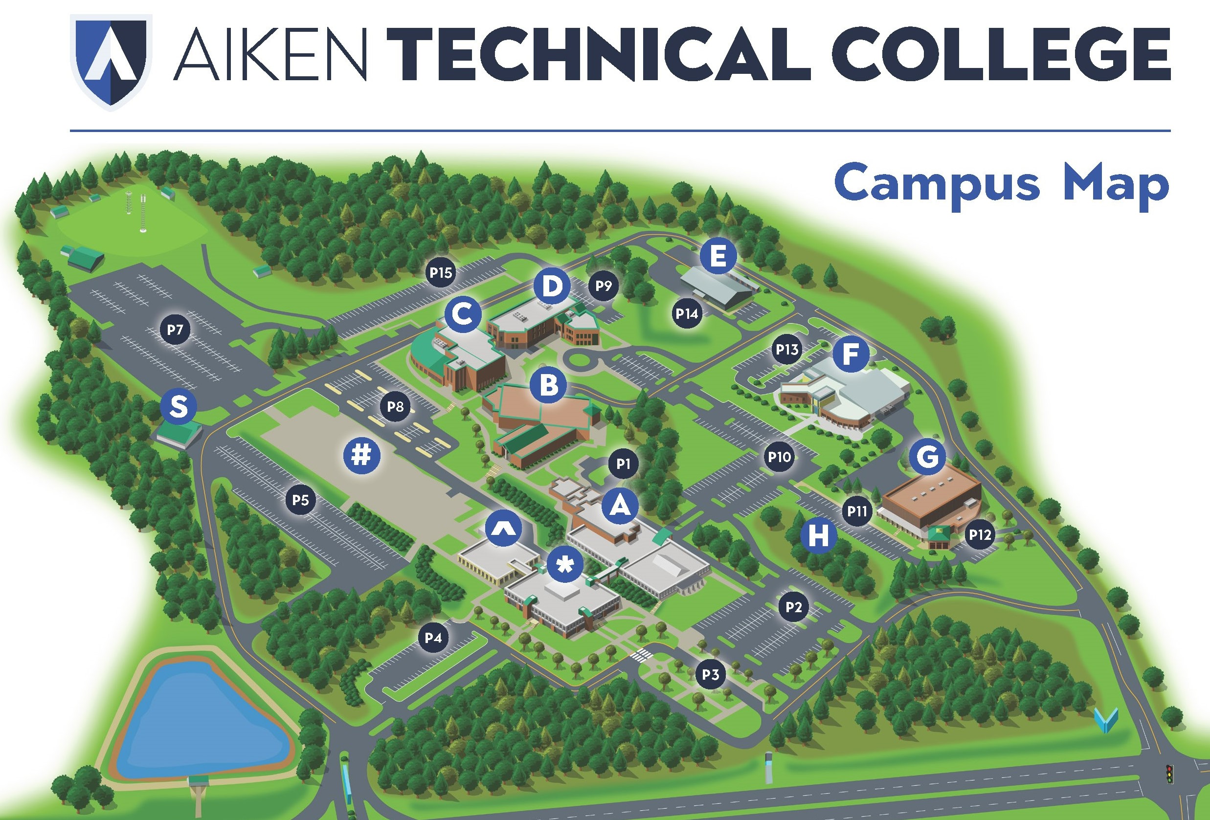 Campus buildings maps
